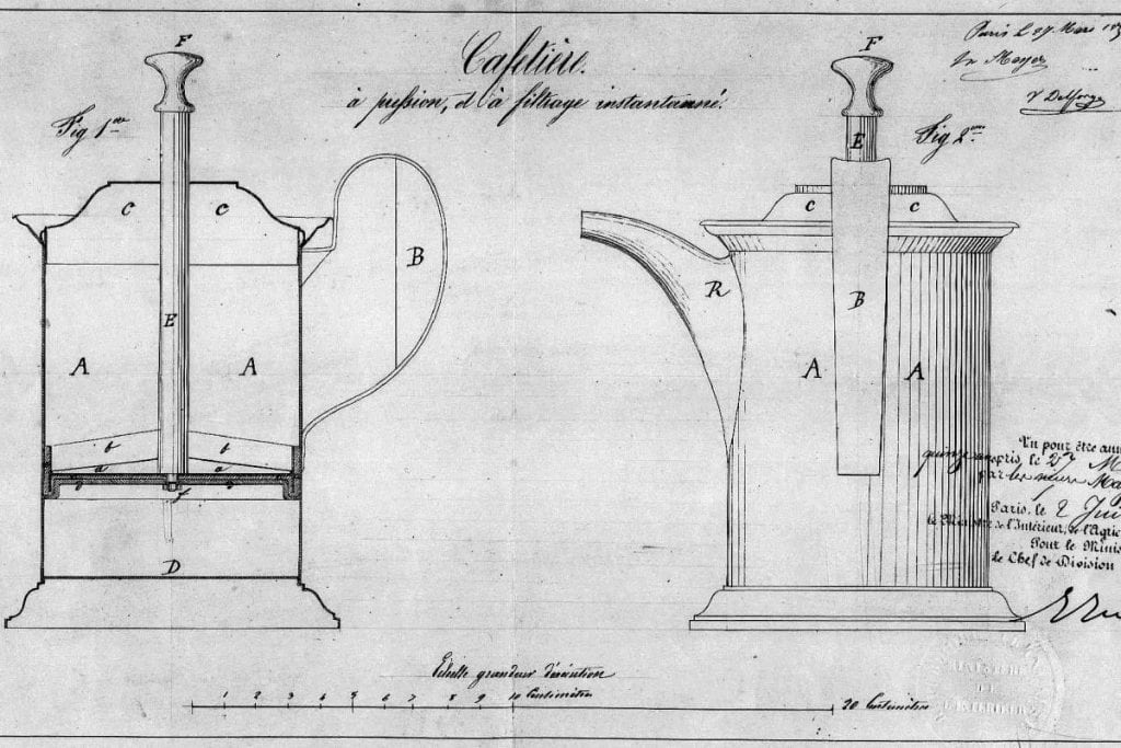 French Press Patent Design