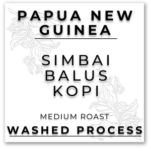 HILL TREE ROASTERY PAPUA NEW GUINEA SIMBAI BALUS KOPI WASHED COFFEE